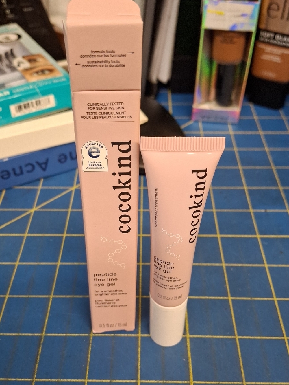 Cocokind Peptide Fine Line Eye Gel   15ml New